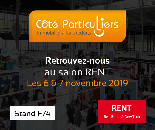 Actualité Côté Particuliers : Côté Particuliers, exposant au salon RENT !